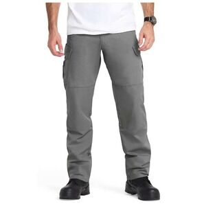 5.11 Tactical Men's Stryke Charcoal Gray Cargo Pants Size 32x32‎ (Bleach Stain)